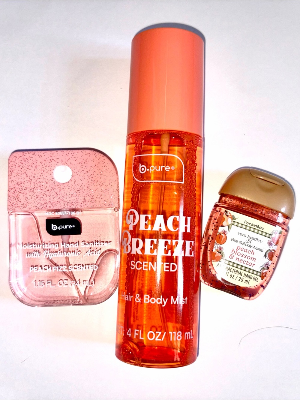 3 pc Peach Scent Lot